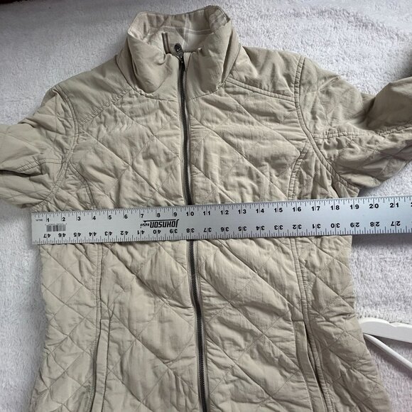 Kühl ProJekt Women’s Quilted Outdoor Jacket Small Beige Lightweight Full-Zip - Picture 8 of 11